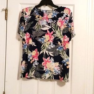 JM Petite Tropical Top